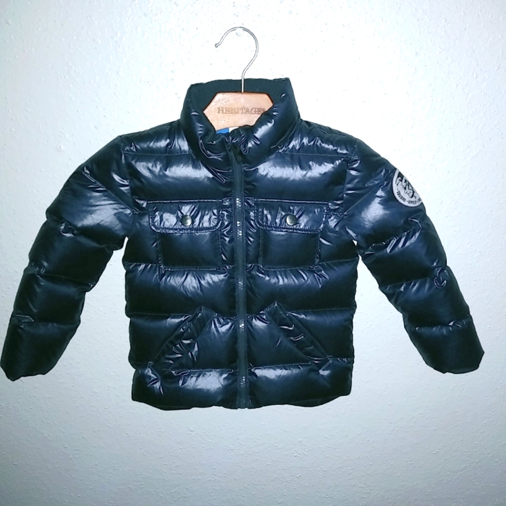 Diesel 38 M Boys Black Puffer Jacket